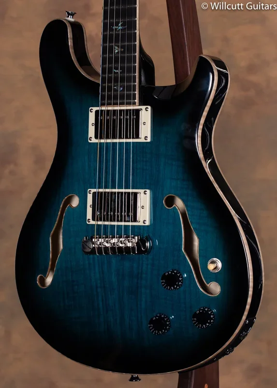 PRS SE Hollowbody II Piezo Peacock Blue Smokeburst USED