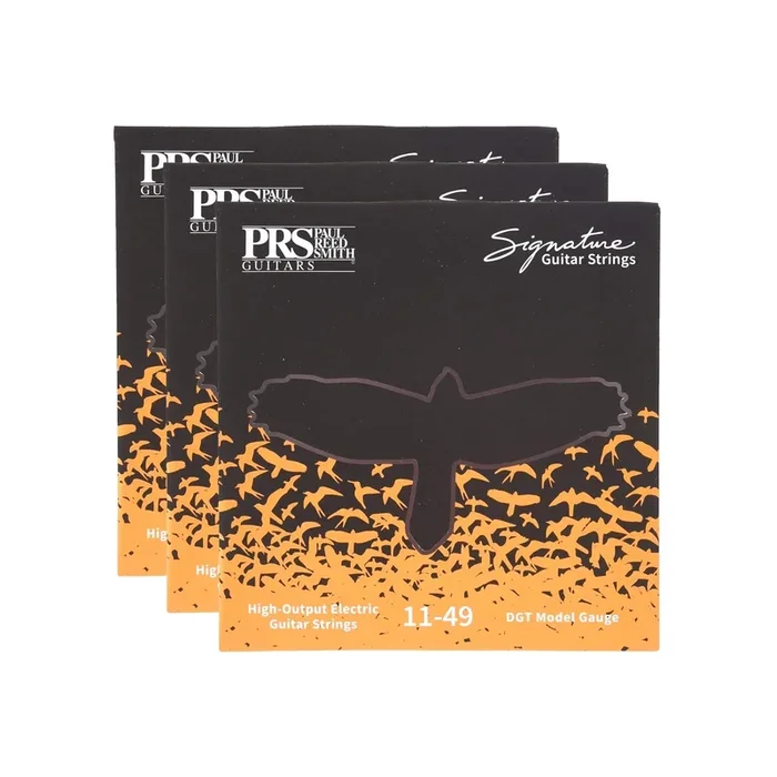PRS Signature Electric Guitar Strings David Grissom 11-49 3 Pack Bundle