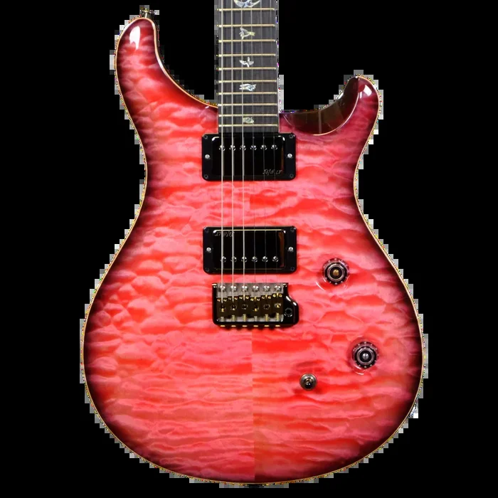 PRS Wood Library Custom 24 10-Top Quilted Maple – Bonni Pink Smokeburst