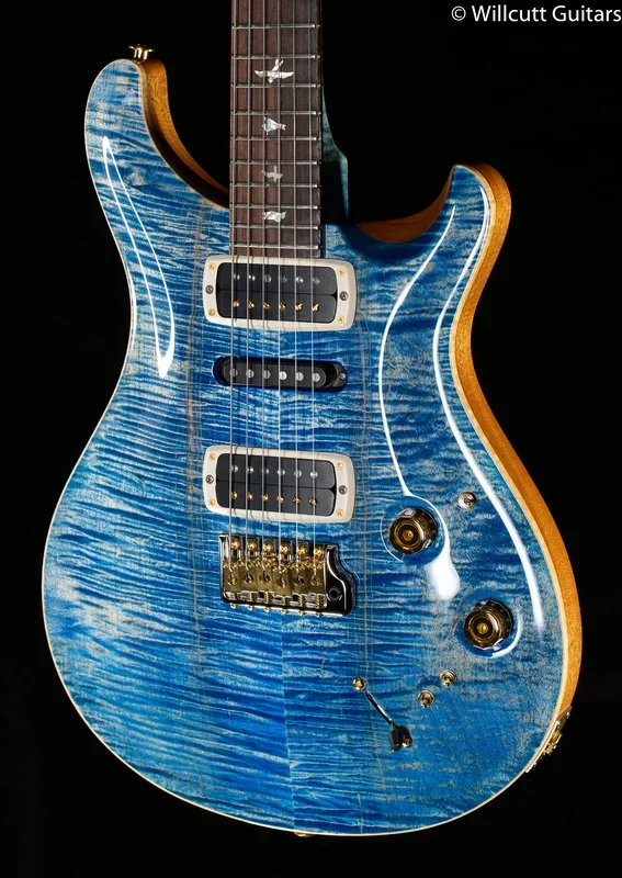 PRS Wood Library Modern Eagle V Faded Blue Jean Stained Neck