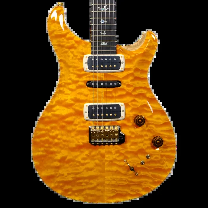 PRS Wood Library Modern Eagle V Quilted Maple – Santana Yellow