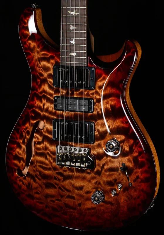 PRS Wood Library Willcutt Exclusive Special Semi-Hollow Brazilian Quilt 10 Top (522)