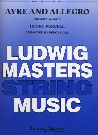 Purcell, Henry (Hall, arr): Ayre and Allegro from King Arthur (string quartet) score and parts