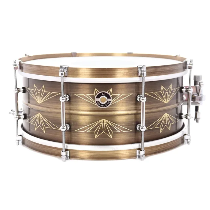Q Drum Co. 6×14 Grand Union Brass Snare Drum