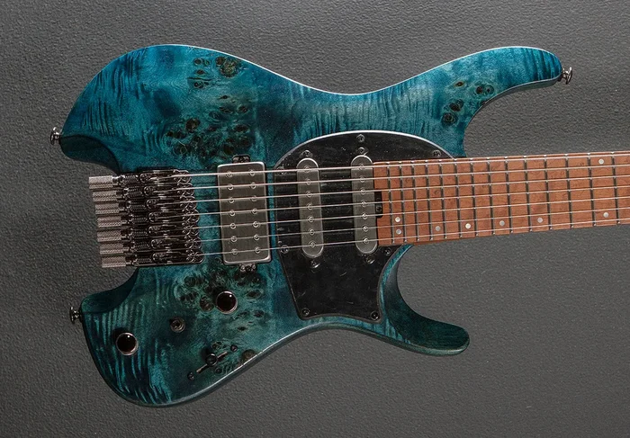 Q547PB 7 String – Cosmic Blue Low Gloss