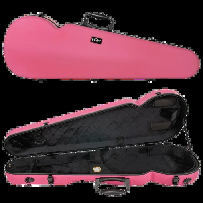 RAAN Shaped Violin Case Barbie Pink 1/4-1/2