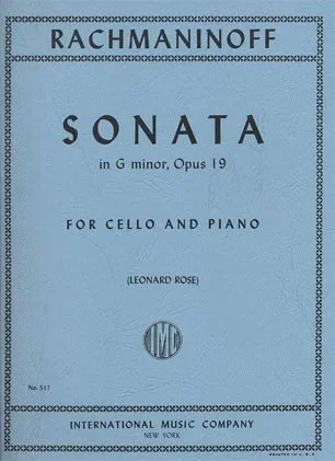 Rachmaninoff (Rose): Sonata in G minor, Op.19 (cello & piano)