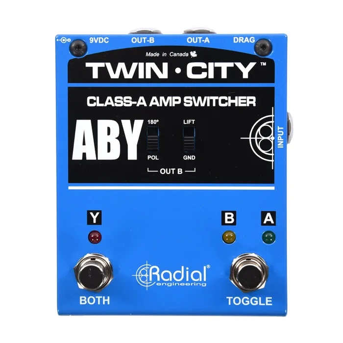 Radial Engineering Bones R800-7115 Twin City A-B-Y Footswitch