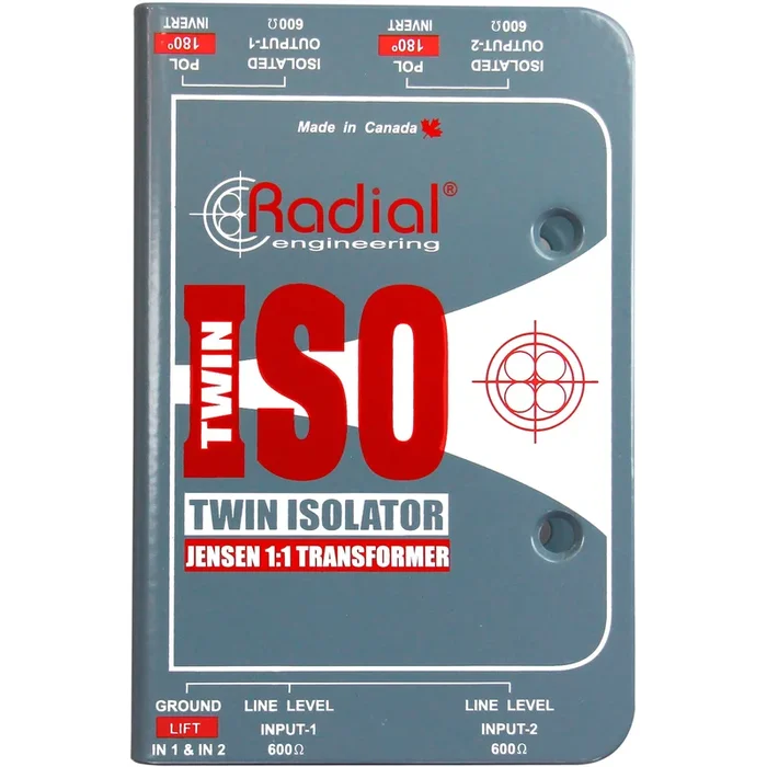 Radial Twin ISO 2-Channel Balanced Line Isolator