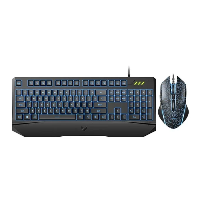 Rapo V120S Backlit Optical Gaming Keyboard & Mouse Combo