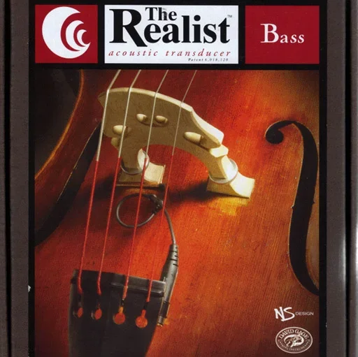 REALIST Copperhead bass transducer (pickup) with 1/4” jack, by David Gage