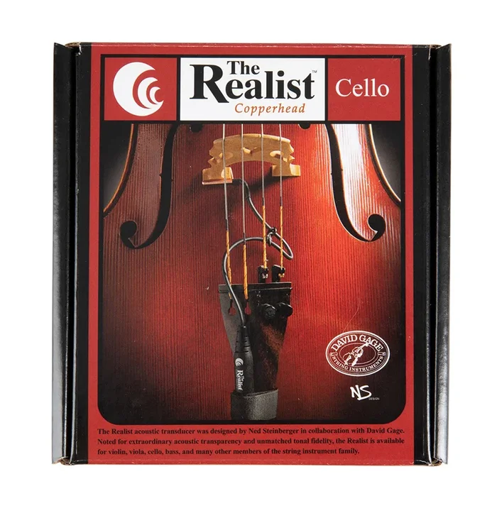 Realist Copperhead for Cello – Pickup with 1/4″ Jack