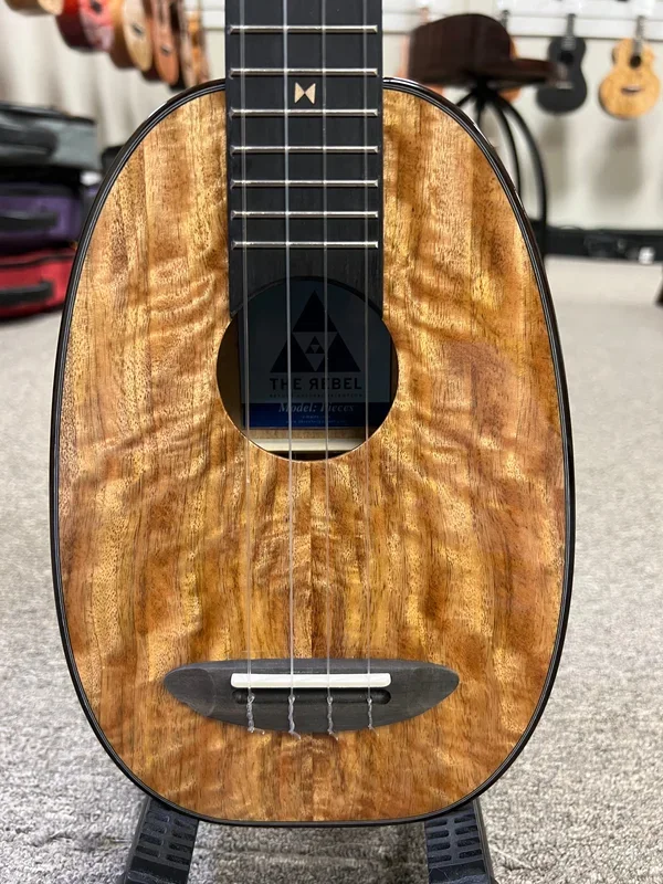 Rebel “Pieces” Solid Mango Pineapple Tenor Ukulele w/Case – Limited Edition