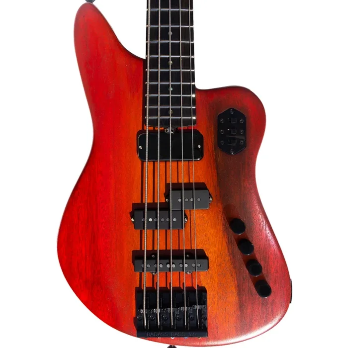 Rebel Bass – 5 String – Red Flame