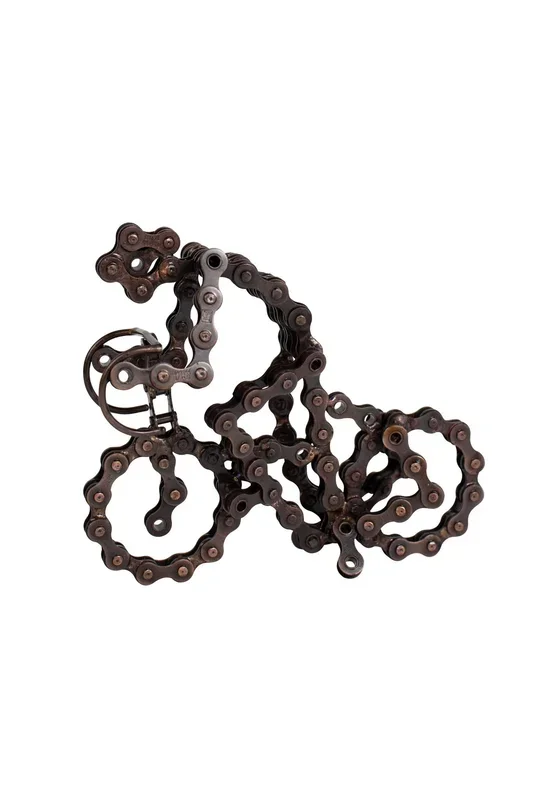 Recycled Bike Chain Sculpture