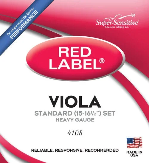 Red Label Viola String Set