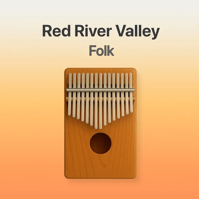 Red River Valley – 17 Note Kalimba tab