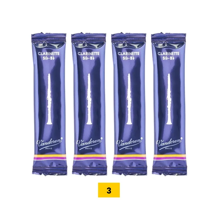 Reeds+ Bb Clarinet Subscription – Vandoren Traditional – Strength: 3