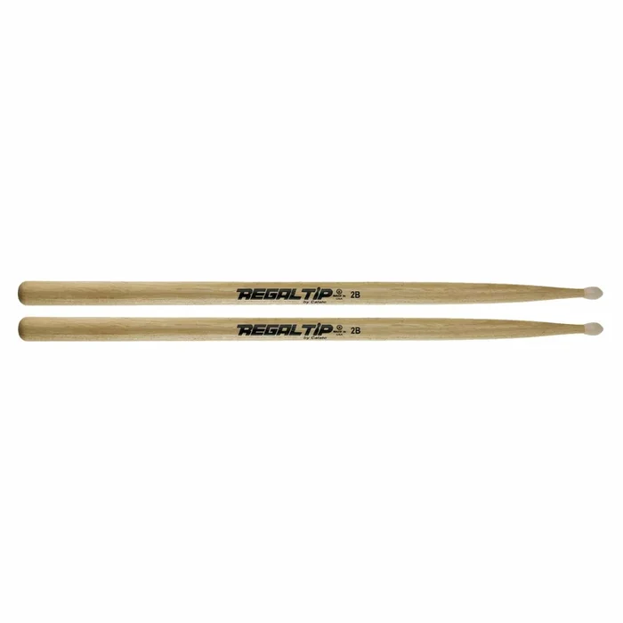 Regal Tip 2B Hickory Nylon Tip Drum Sticks