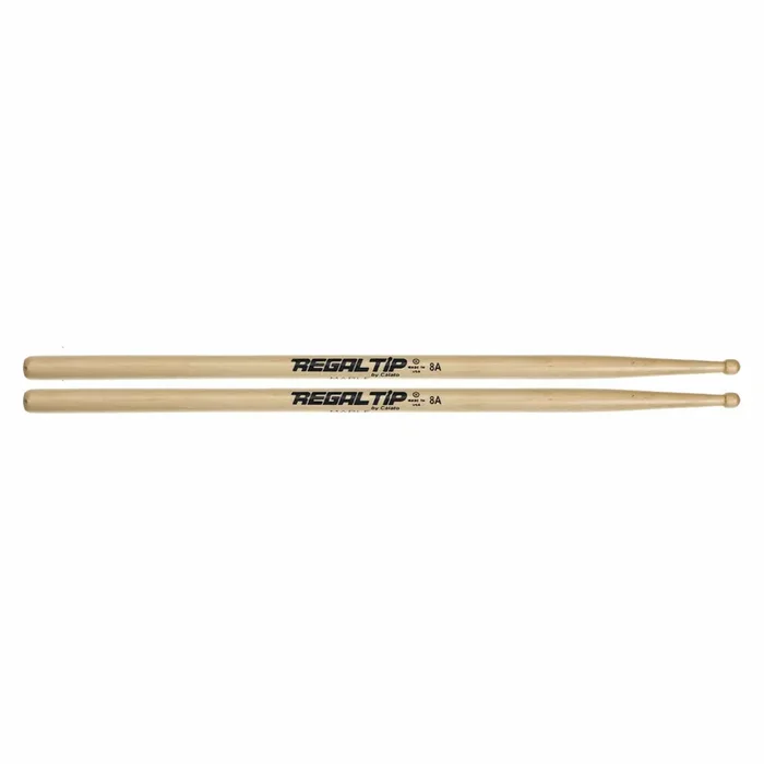 Regal Tip 8A Maple Wood Tip Drum Sticks