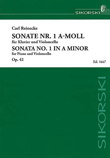 Reinecke, Carl: Sonata No. 1 in A minor, Op. 42.