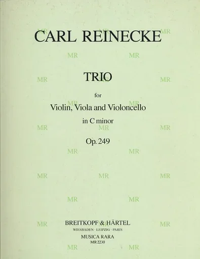Reinecke, Carl: Trio Op. 249 (violin, Viola, Cello)
