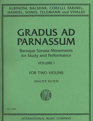 Reiter, Walter: Gradus ad Parnassum-Baroque Sonata Movements for Study and Performance-Vol. 1 (2 violins)