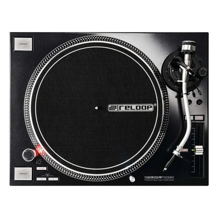 Reloop RP-7000 MK2 Upper Torque Turntable System – Black