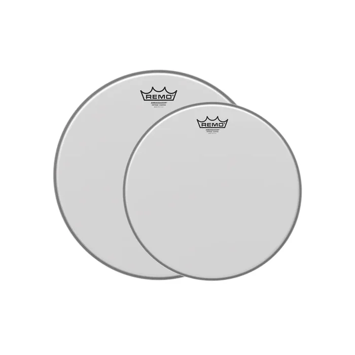 Remo 13/16″ Vintage Ambassador Coated Drumhead (2 Pack Bundle)