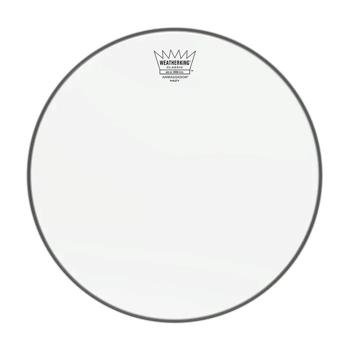 Remo 13″ Snare Side Hazy Classic Fit Ambassador Clear Drumhead