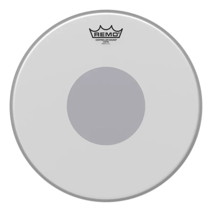 Remo 14″ Controlled Sound Coated Drumhead w/Bottom Black Dot
