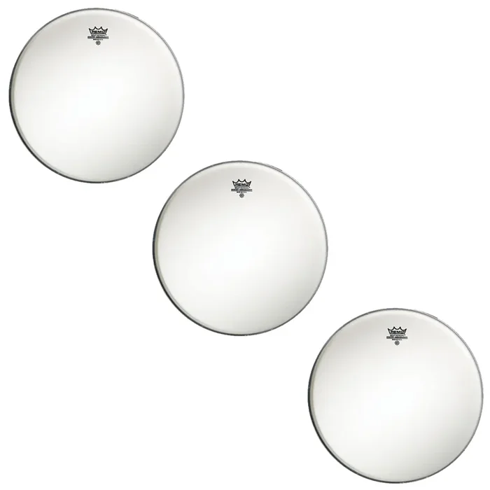 Remo 14″ Emperor Coated Drumhead (3 Pack Bundle)
