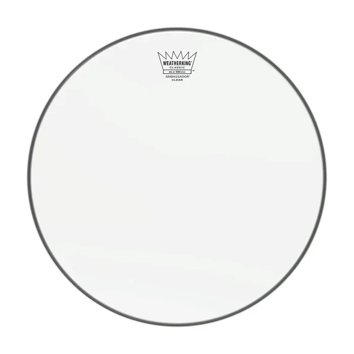 Remo 14″ Snare Side Hazy Classic Fit Ambassador Clear Drumhead