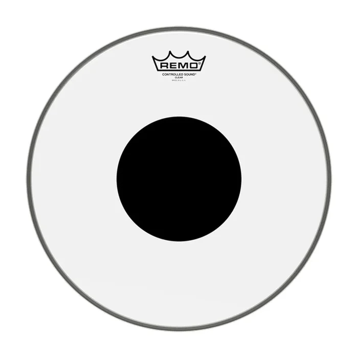 Remo 16″ Control Sound Clear Black Dot