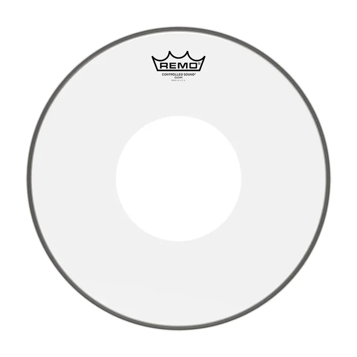 Remo 18″ Controlled Sound Clear Drumhead w/Top White Dot