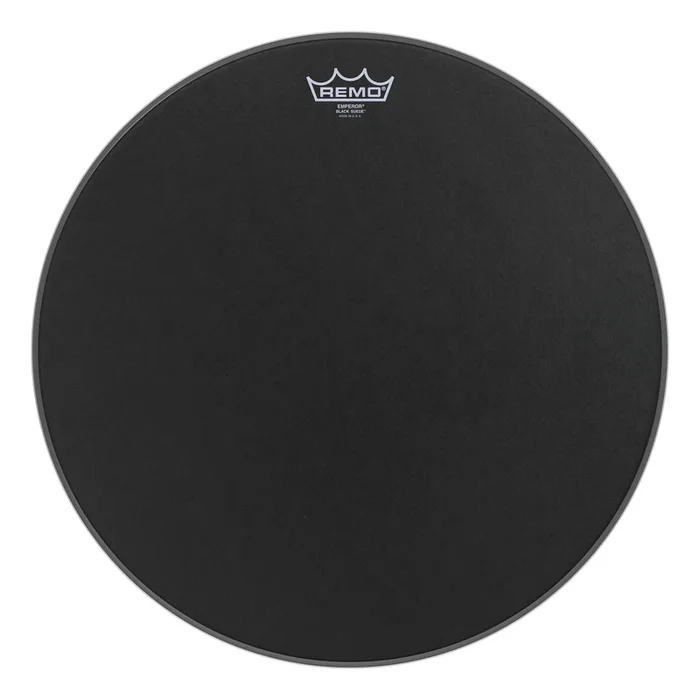 Remo 18″ Emperor Black Suede Drumhead