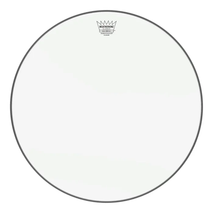 Remo Ambassador Classic Fit Clear Drumhead 18″