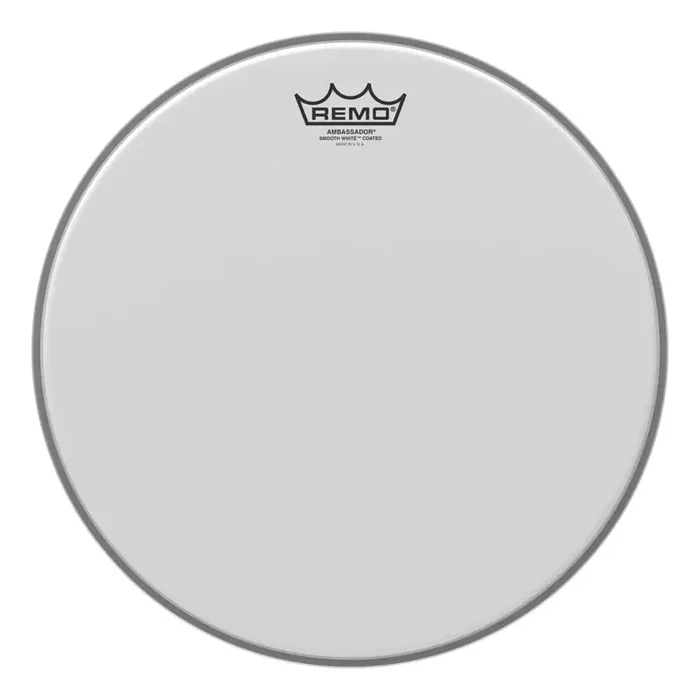 Remo Ambassador Coated Smooth White Drumhead 18″