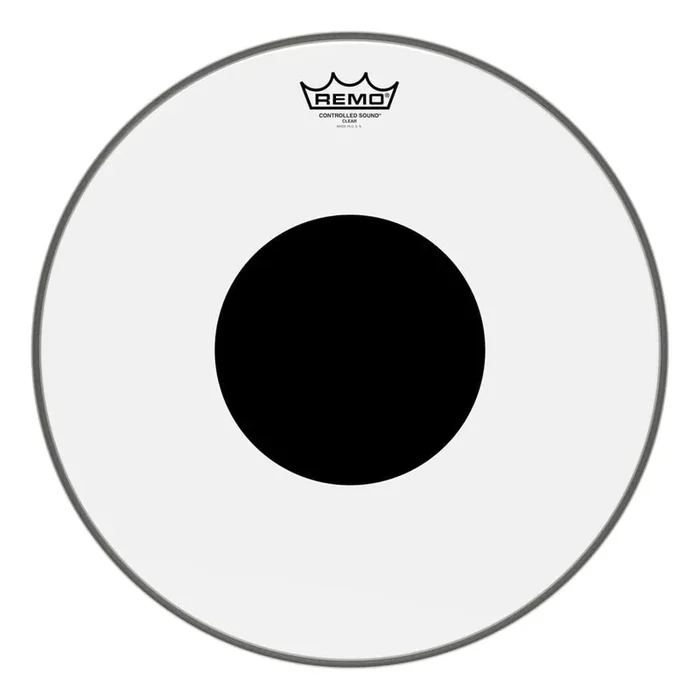 Remo Controlled Sound Clear Drumhead 16″ w/Black Dot on Top