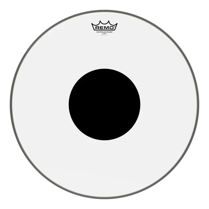 Remo Controlled Sound Clear Drumhead 18″ w/Black Dot on Top