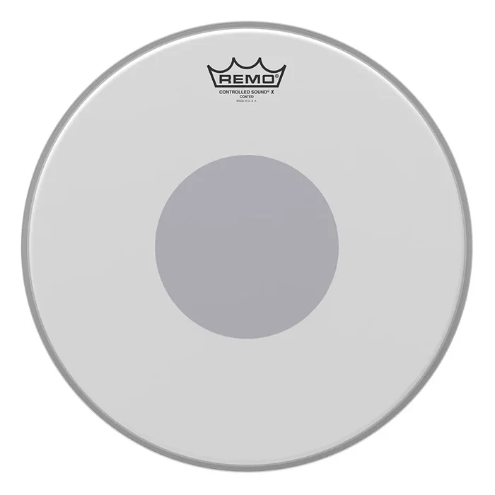 Remo CX011410 Controlled Sound X Drum Head, 14-Inch, Black Dot on Bottom