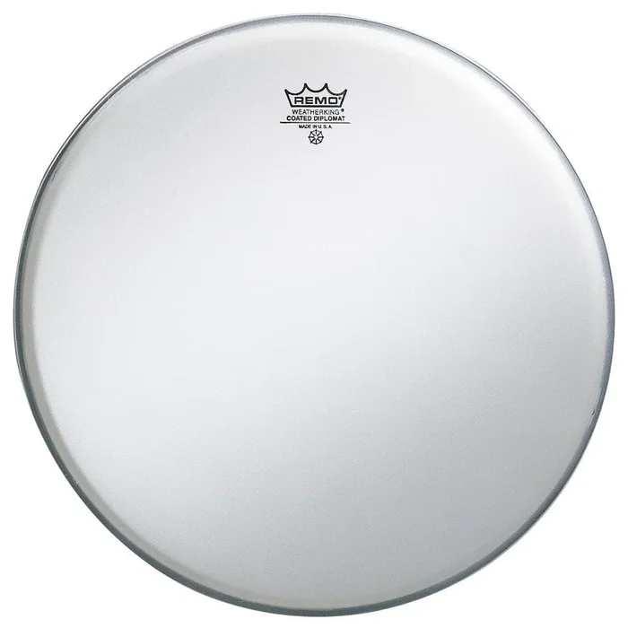 Remo Diplomat Smooth White Drumhead 14″ w/High Collar