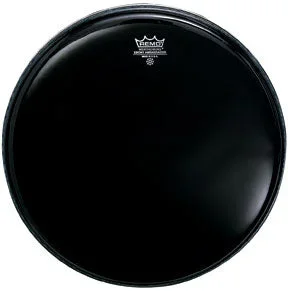 Remo Ebony Medium Weight 22 Black Batter Drumhead