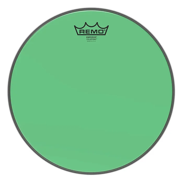 Remo Emperor Colortone Green Drumhead, 12″