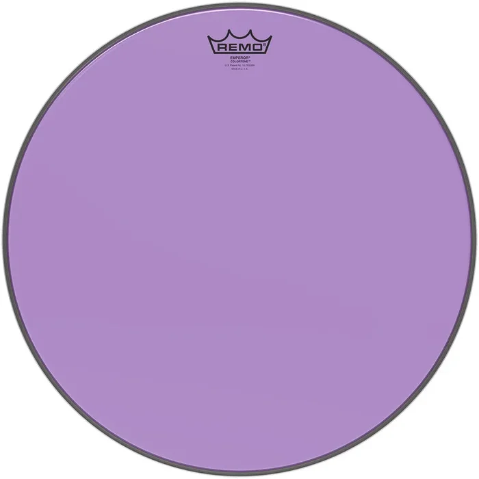 Remo Emperor Colortone Purple 18” Drumhead