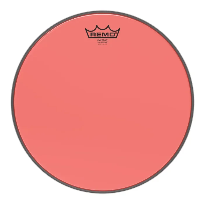 Remo Emperor Colortone Red Drumhead 13″