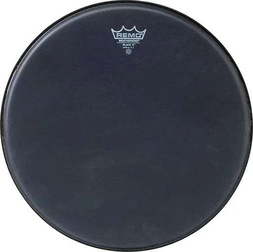 Remo Emperor X Black Suede Drumhead 10″ w/Black Dot