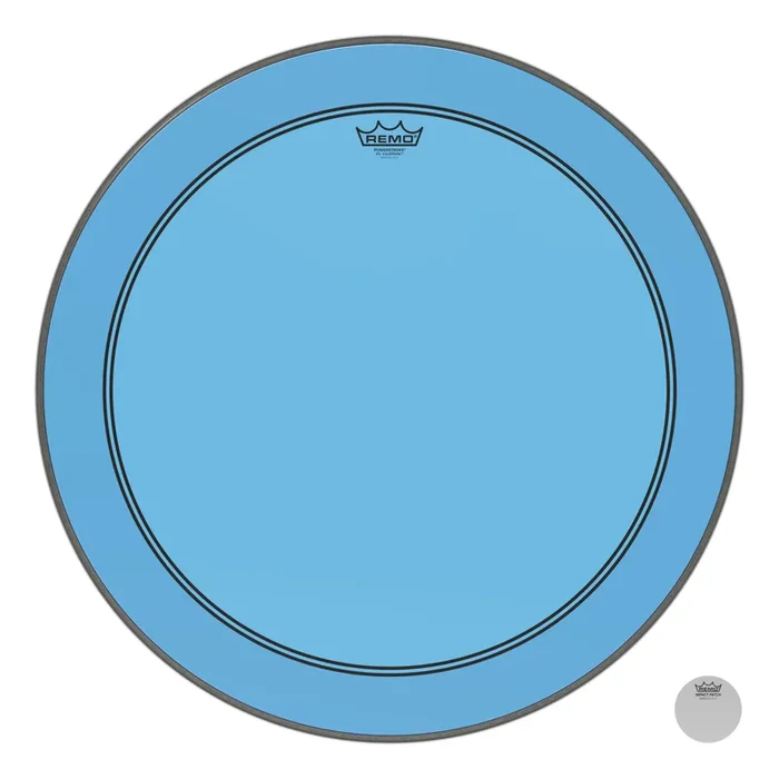 Remo Powerstroke P3 Colortone Blue Bass Drumhead 26″