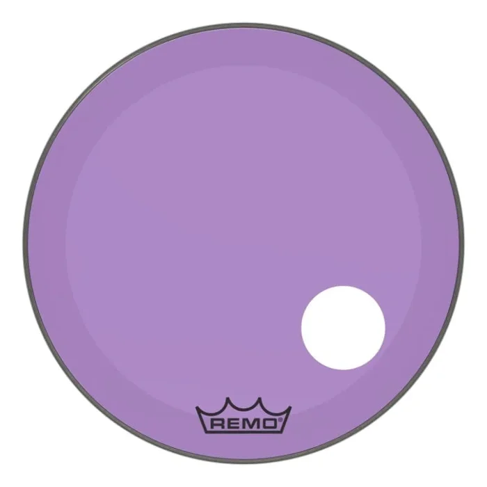 Remo Powerstroke P3 Colortone Purple Bass Drumhead 26″ w/Offset Port