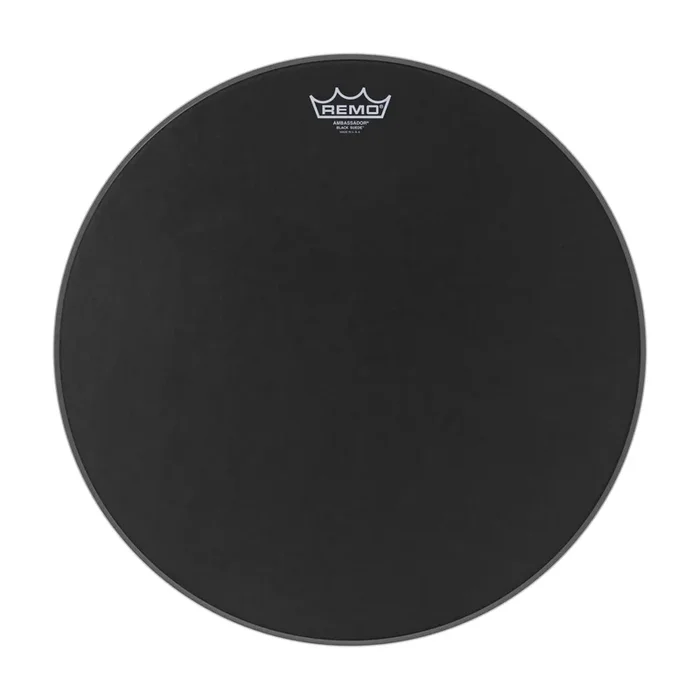 Remo Suede Ambassador BA-0815-ES 15″ Cuero Negro